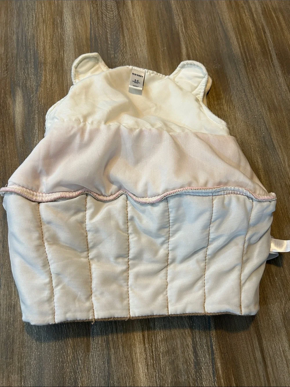 Old Navy Infant Girl White Sprinkle Top Cupcake Halloween Costume Size 0-6M